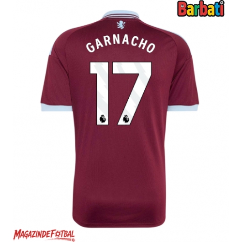 Aston Villa Alejandro Garnacho #17 Tricou Fotbal Replică 2026-27 Barbati Acasa Aston Villa Alejandro Garnacho #17 Tricou Fotbal Replică 2026-27 Barbati Acasa